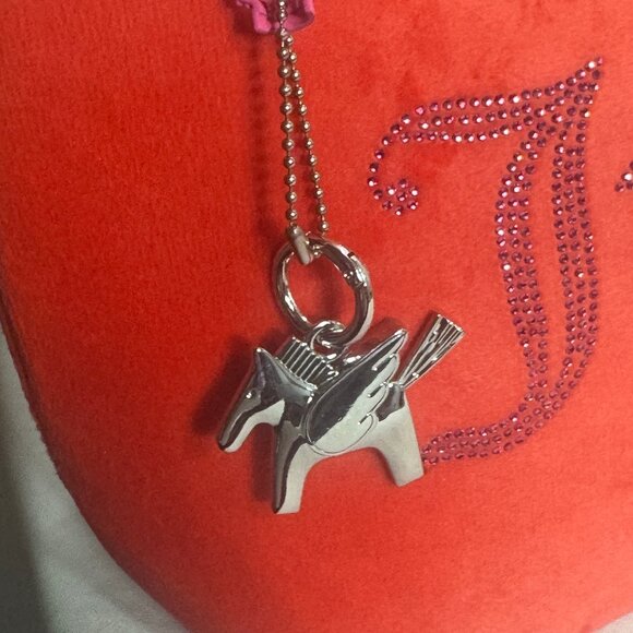 Pegasus silver Plated Purse Charm, Key Chain, Phone Charm - Picture 4 of 6